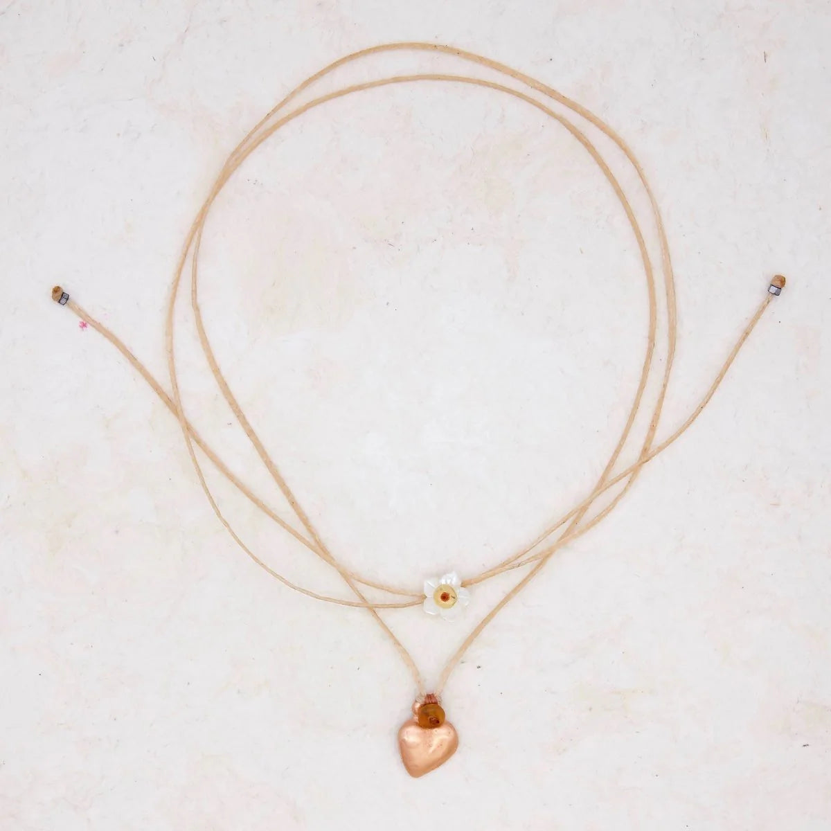 Sweetheart Milagro Necklace, Rose Gold