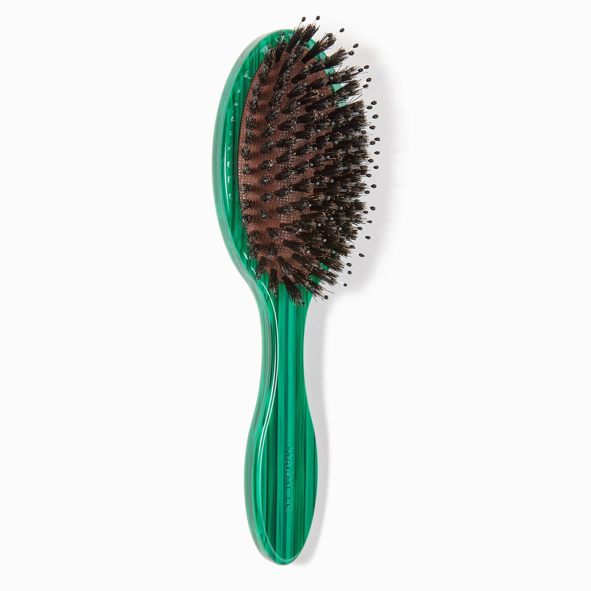 Everyday Hair Brush in Malachite